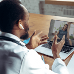 doctor-advising-the-patient-online-with-laptop